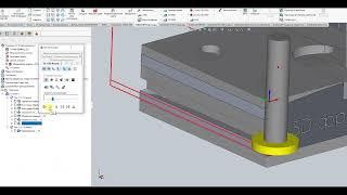 Обучение Solidcam, базовый урок №7. Модуль 2.5D-Шпоночный паз