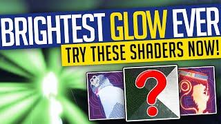 Destiny 2 | BRIGHTEST GLOW EVER! Insane Armor GLOW, MUST TRY Shaders & More! (Destiny Fashion)