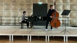 Benedek Devich plays Brahms Cello Sonata No.1 (I. and II. mov)