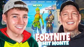 Das ERSTE MAL Fortnite mit MONTE! 