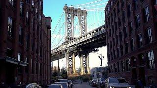 Walking Through DUMBO, Brooklyn | New York City Walking Tour 【HD】