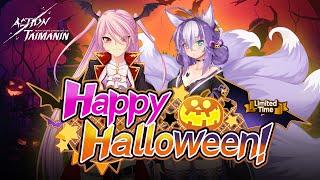 Action Taimanin | Happy Halloween: Felicia & Sora