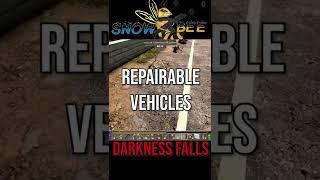 REPAIRING Vehicles in Darkness Falls, 7 Days to Die #shorts