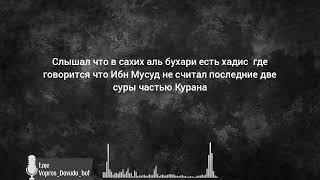 Вопрос №30 из серии вопрос/ответ. Давуд Аш-Шинкыти