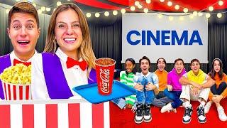 HO APERTO UN CINEMA IN CASA NELLA VITA REALE PER 24 ORE!!