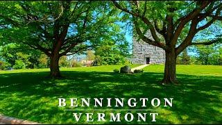 [4K] Bennington Vermont Drive Green Mountains - Bennington, VT - 4K Relaxing Scenic Driving Tour