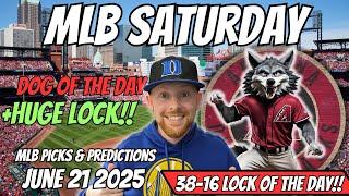 MLB Picks Today Saturday 6/21/2025 | Free MLB Best bets, Predictions and Player Props