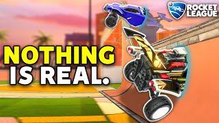 Rocket League, but ALL of the walls are FAKE