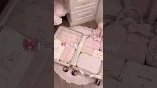 Pack with me!  #aesthetic #kawaii #pink #makeup #kpop #korean #japanese #douyin #beauty #girly