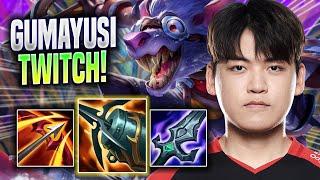 GUMAYUSI IS SO CRAZY WITH TWITCH! - T1 Gumayusi Plays Twitch ADC vs Lucian! | Season 2022