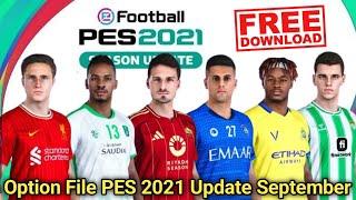 [PS4] Option File PES 2021 update transfer September Gratis Free D0wnload for PS4-PS5 original