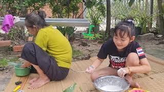 Tường Vy chơi đồ hàng.Chín Trầu Vlog#384#