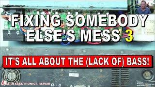 Fixing Someone Else's Mess PART 3 Biema Alpha Line Array Amplifier Repair NO BASS : No Schematics