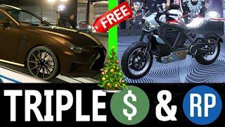 GTA 5 - CHRISTMAS UPDATE! | NEW CARS & TRIPLE MONEY! - Event Week | Discounts & More!