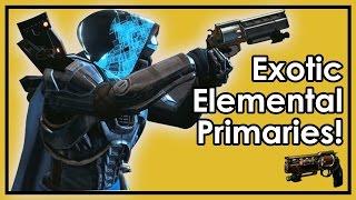 Destiny Age of Triumph: Exotic Elemental Primary Weapons! New Raid Armor Sets!