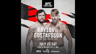 Ufc fight night 208 Лондон Великокобритания: Никита Крылов - Александр Густафссон