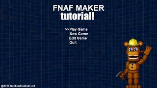 FNAF Maker Tutorial Part 2 | Clearing Things Up