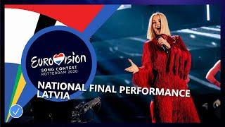 Samanta Tina - Still Breathing - Latvia  - National Final Performance - Eurovision 2020