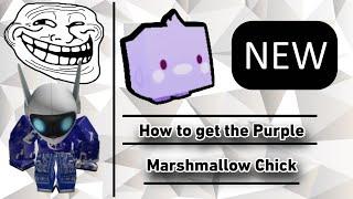 How to get the Purple Marshmallow Chick in Pet Simulator X!