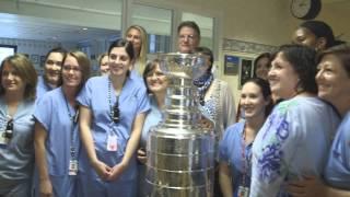 Stanley Cup Visits NorthShore Evanston Hospital