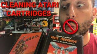 How to Clean Atari 2600 Cartridges - Tips & Tricks