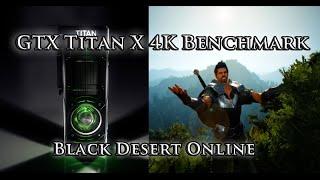 Black Desert Online Max Settings 1080p and 4K GTX Titan X Benchmark