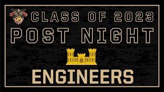 West Point Class of 2023 Engineers Post Night