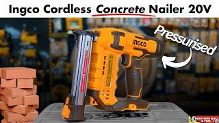 Buyers Guide: Ingco Cordless Concrete/Brick Nailer 20V - Review and Test