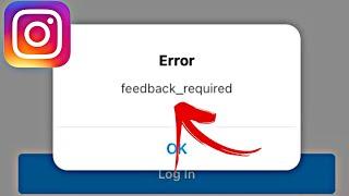 Fix Instagram Feedback Required Login Error In Android | Instagram Feedback Required Problem Solved