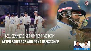 NZL seamers set up test victory after sarfaraz and pant resistance|PDOGGSPEAKS