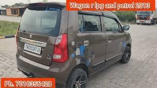 New WagonR 2013 LPG with petrol good running condition Arcot abi cars