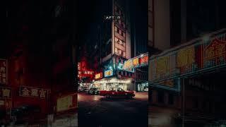 Before / AfterFree Night Photography Desktop & Mobile Lightroom Presets #newcinematicpreset #preset