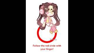 Follow the red circle ⭕️‼️(Trend) // #maru #gacha #gachatween #gachalife #cute #maruabe #gachalife2