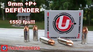 9mm +P+ Lehigh Defender Ammo Review