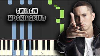 Eminem - Mockingbird - [Piano Tutorial] (Synthesia) (Download MIDI + PDF Scores)