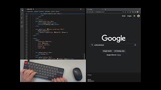 ASMR Programming - Google Search Page - No Talking