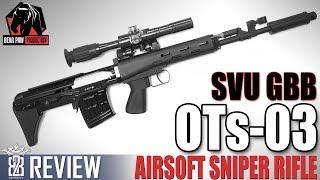 OTs-03 SVU Airsoft Sniper GBB - Bear Paw Production ОЦ-03