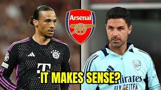 ARSENAL ARE WATCHING LEROY SANÉ, OLD FRIEND OF MIKEL ARTETA