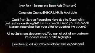 Ivan Finn Course - Bestselling Book Ads (Mastery) download