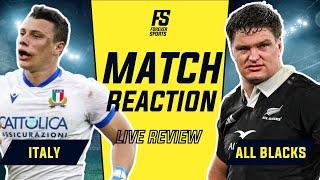 Italy vs New Zealand Match Reaction | Autumn Nations Series Review