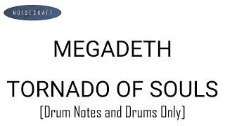 Megadeth - Tornado of Souls Drum Score [Notes and Drums Only]