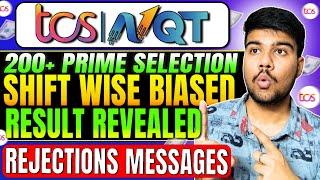 TCS NQT 2025 Shift-Wise Biased Results Declared! Rejection message & Prep Guide