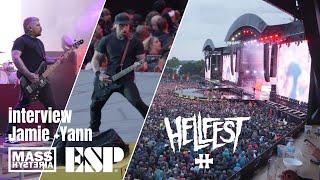 ESP - INTERVIEW DE MASS HYSTERIA AU HELLFEST 2024 (vidéo La Boite Noire Du Musicien)