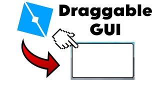 How To Make A Draggable GUI In Roblox Studio