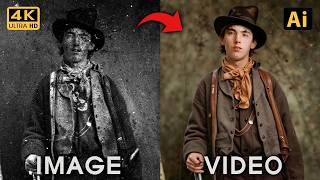 20 Wild West Legends Brought Back to Life using AI Vol.1 | Billy the Kid, Wyatt Earp, etc.