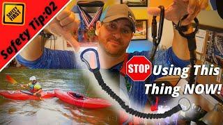 Tow Tether/Cow Tail Usage "Kayaking Safety Tip #02" (Re-Edit)