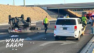 Pickup FLIPPED By Scion Driver Running Red Light | Dashcam Stories 116