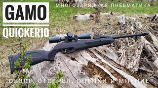 Пневматическая винтовка Gamo Quicker 10. Испанская многозарядка. Обзор, отстрел, мнение.