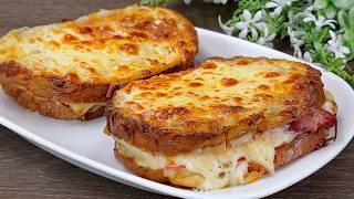 Simple and delicious sandwich recipe! Nobody knows this recipe! Cheap and easy