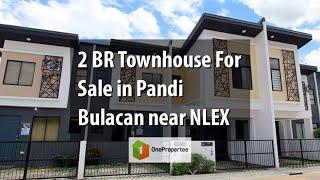 2 BR Townhouse For Sale in Pandi Bulacan near NLEX